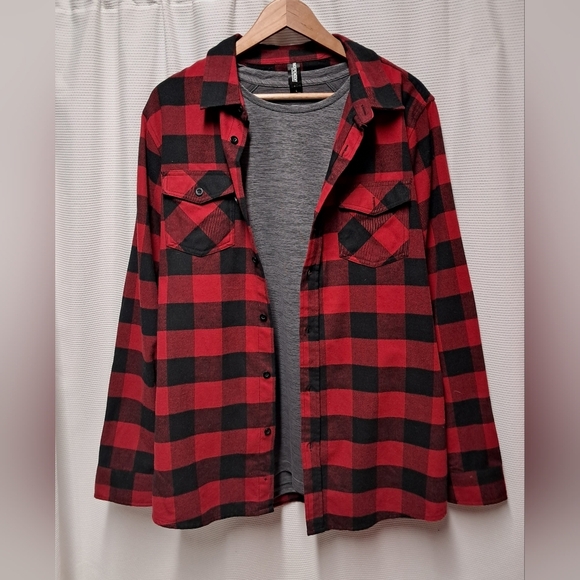 Independent Lumberjack Flannel Men's Size L - Picture 1 of 3
